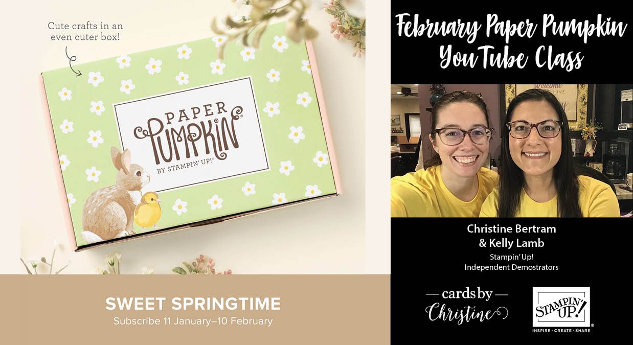 February Paper Pumpkin - YouTube Live - FREE — Cards by Christine