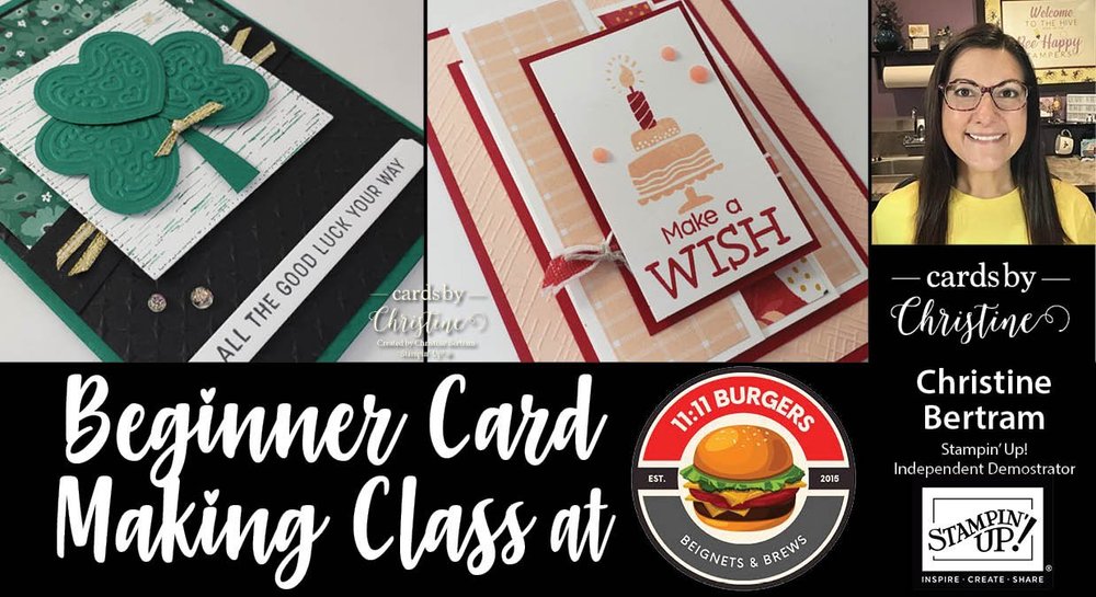 Beginner Card Making Class with Christine at 11:11 Burgers & Beignets ...