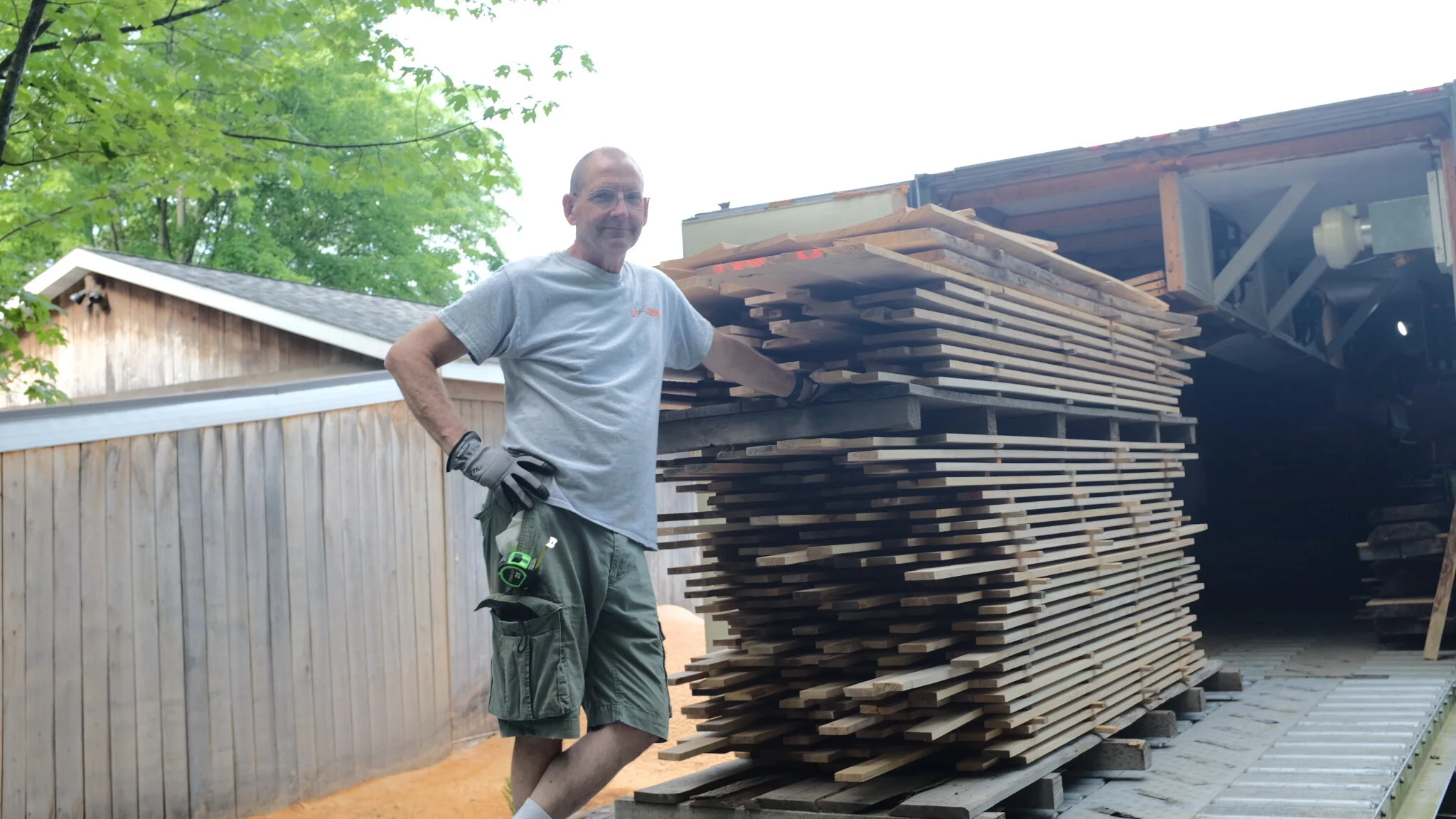 Crosscut Lumber offers Portable Sawmill, Kiln Drying, and Shop Services