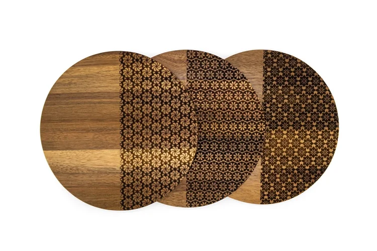 Acacia Set Of 4 Rectangle And Round Placemats Want Placemats That Will Last Br Nihal Shah