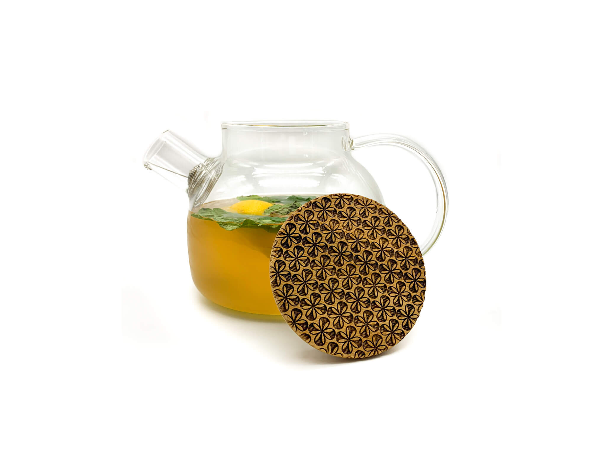 Lily Glass Teapot
