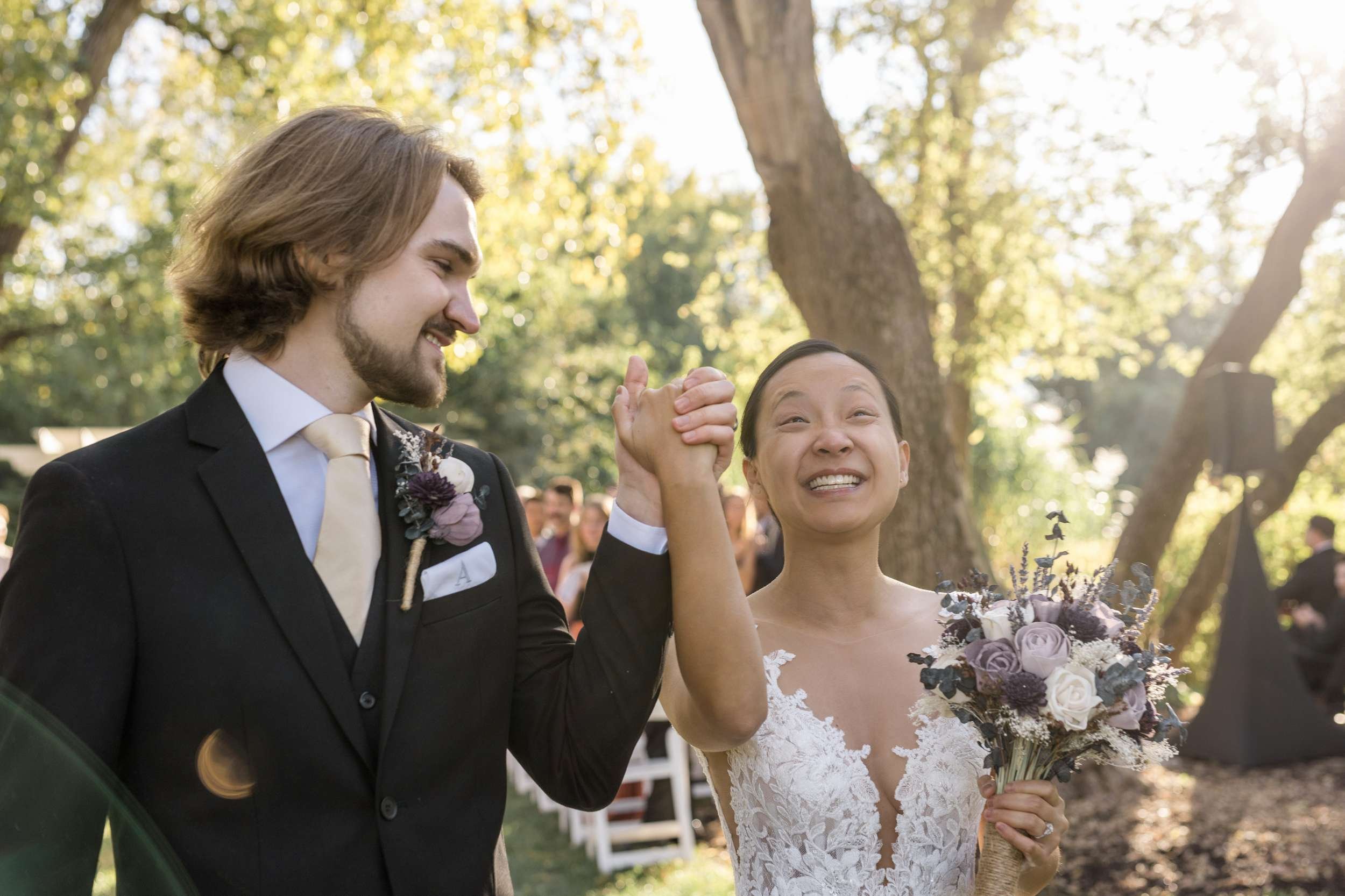 Just Married Celebration Hidden Creek Estate