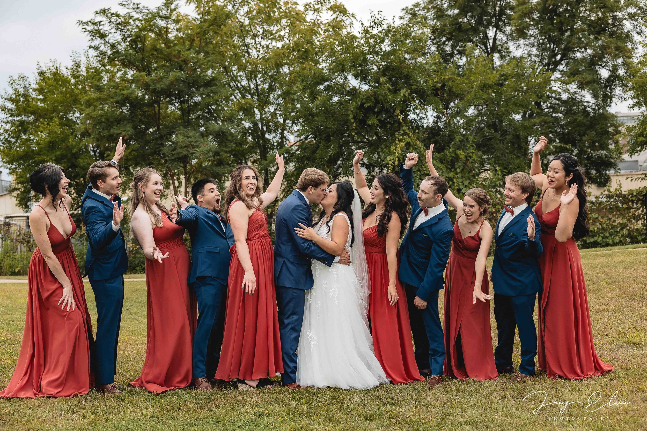 Wedding Party Photos in Madison WI