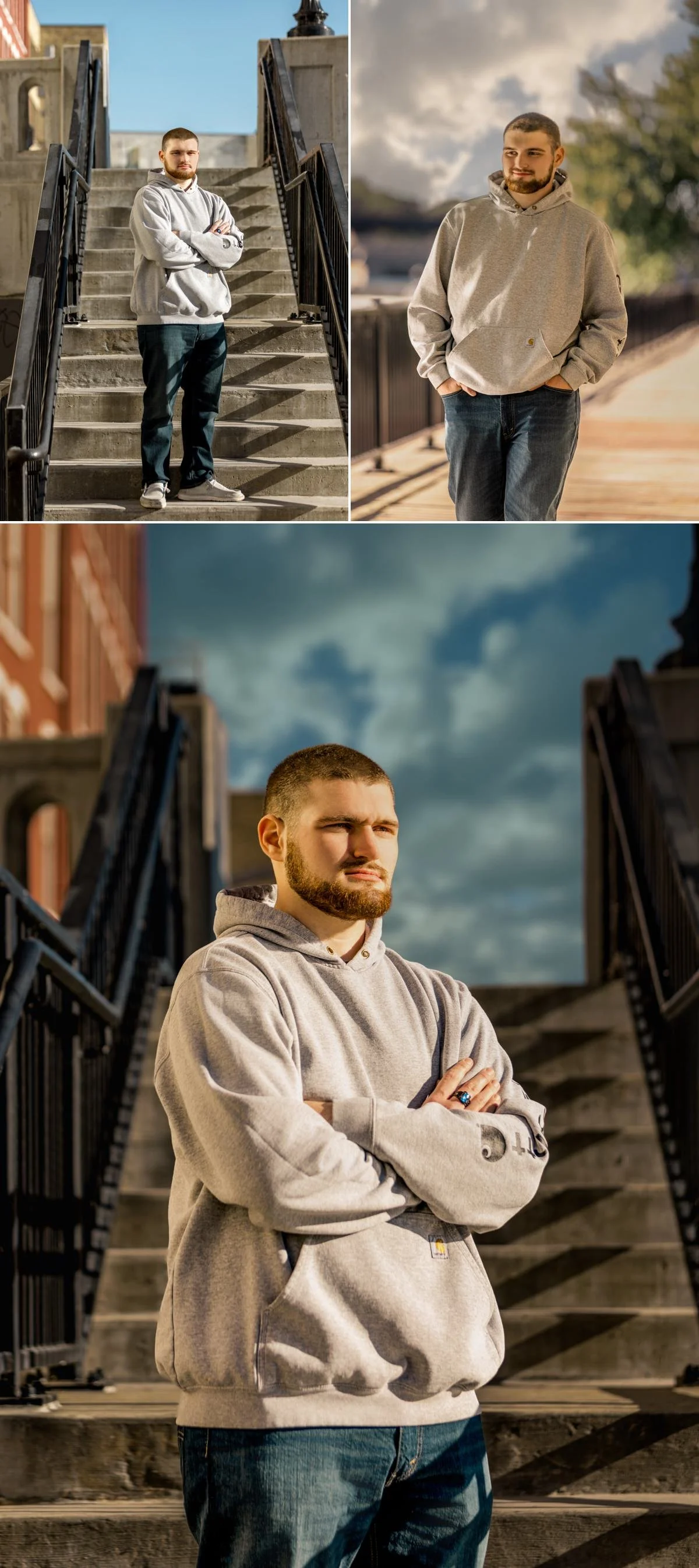 High School Senior Boy Photography in Janesville: Confident & Casual
