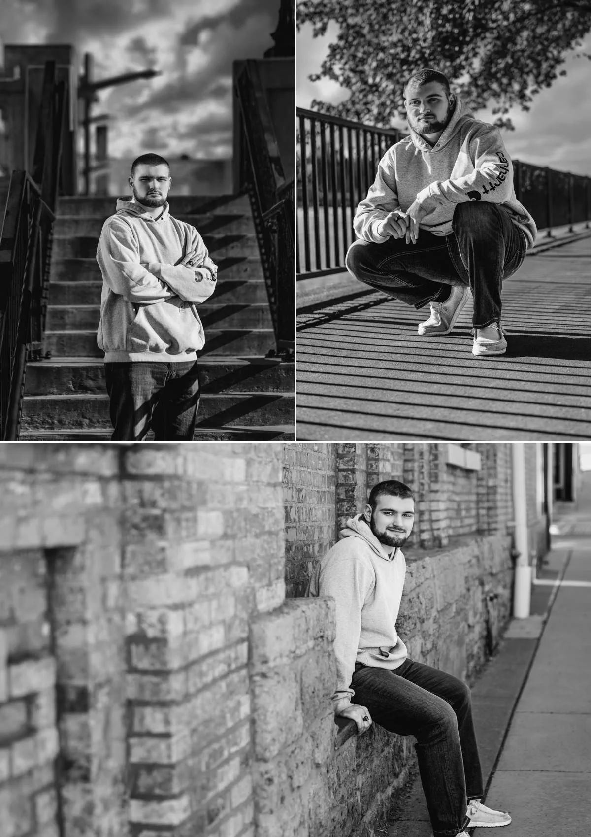 Modern & Timeless: Senior Photography in Historic Downtown Janesville