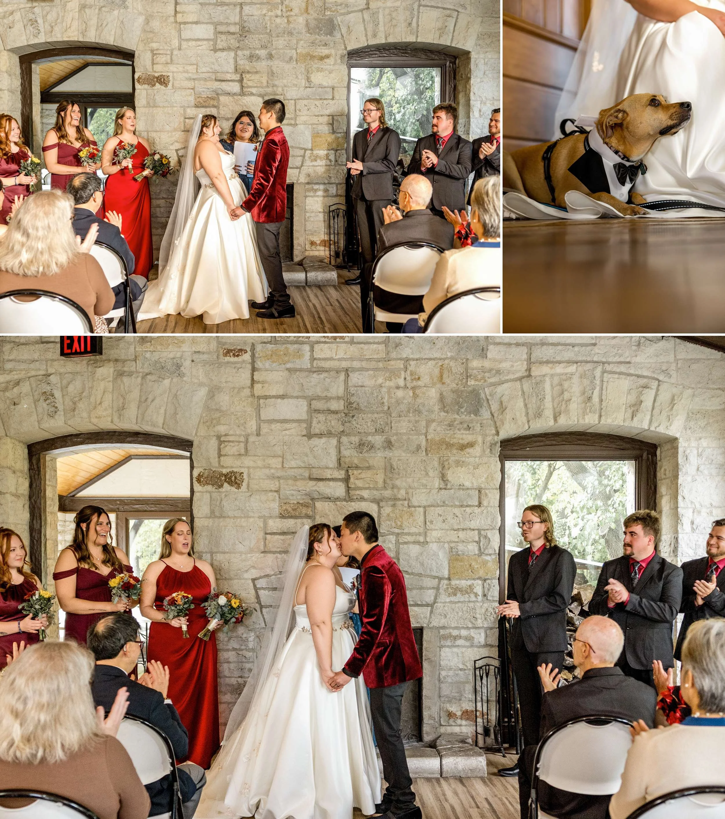 Intimate Fall Wedding at Brown Deer Golf Course Boathouse