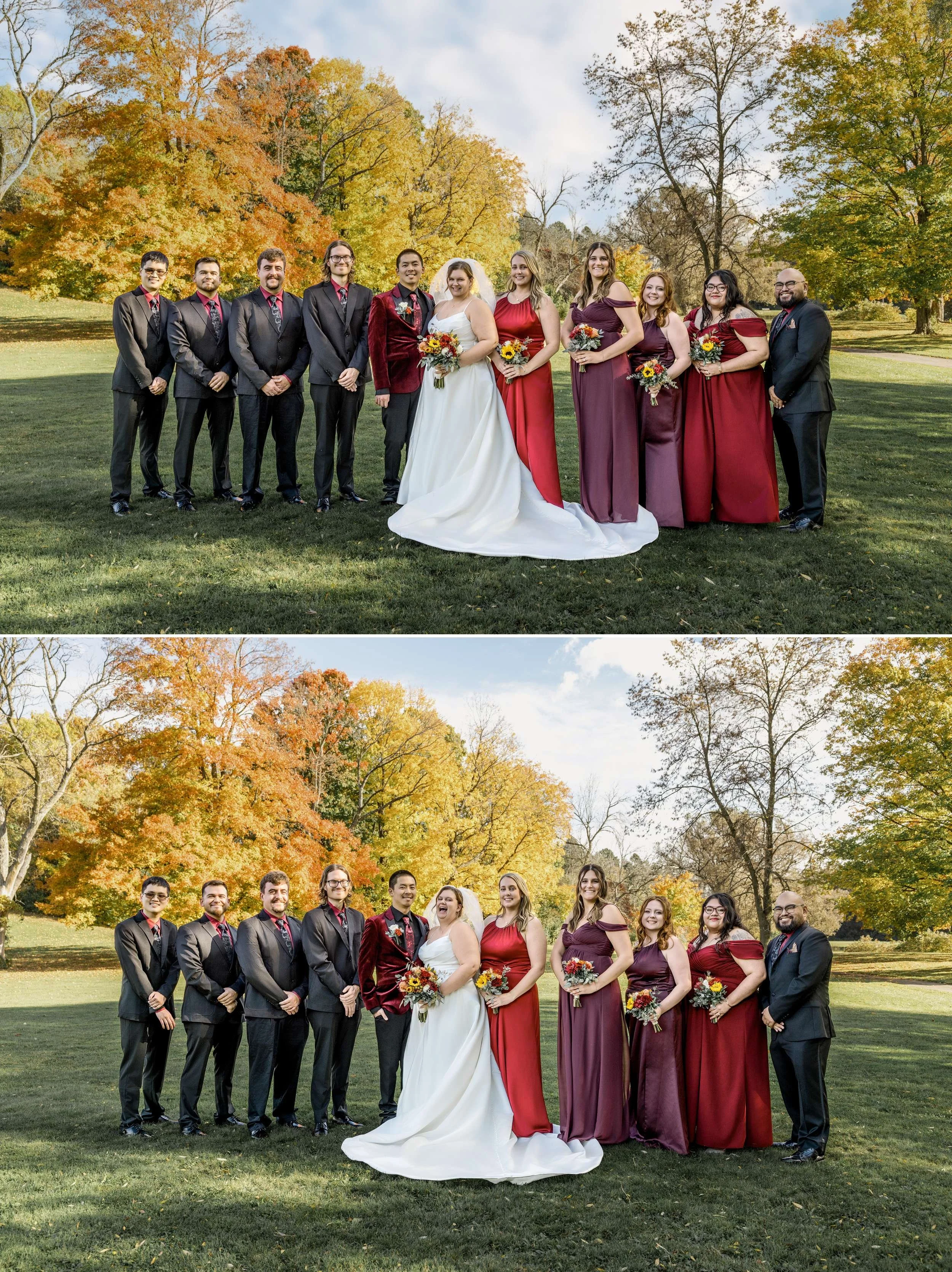 Intimate Fall Wedding at Brown Deer Golf Course Boathouse