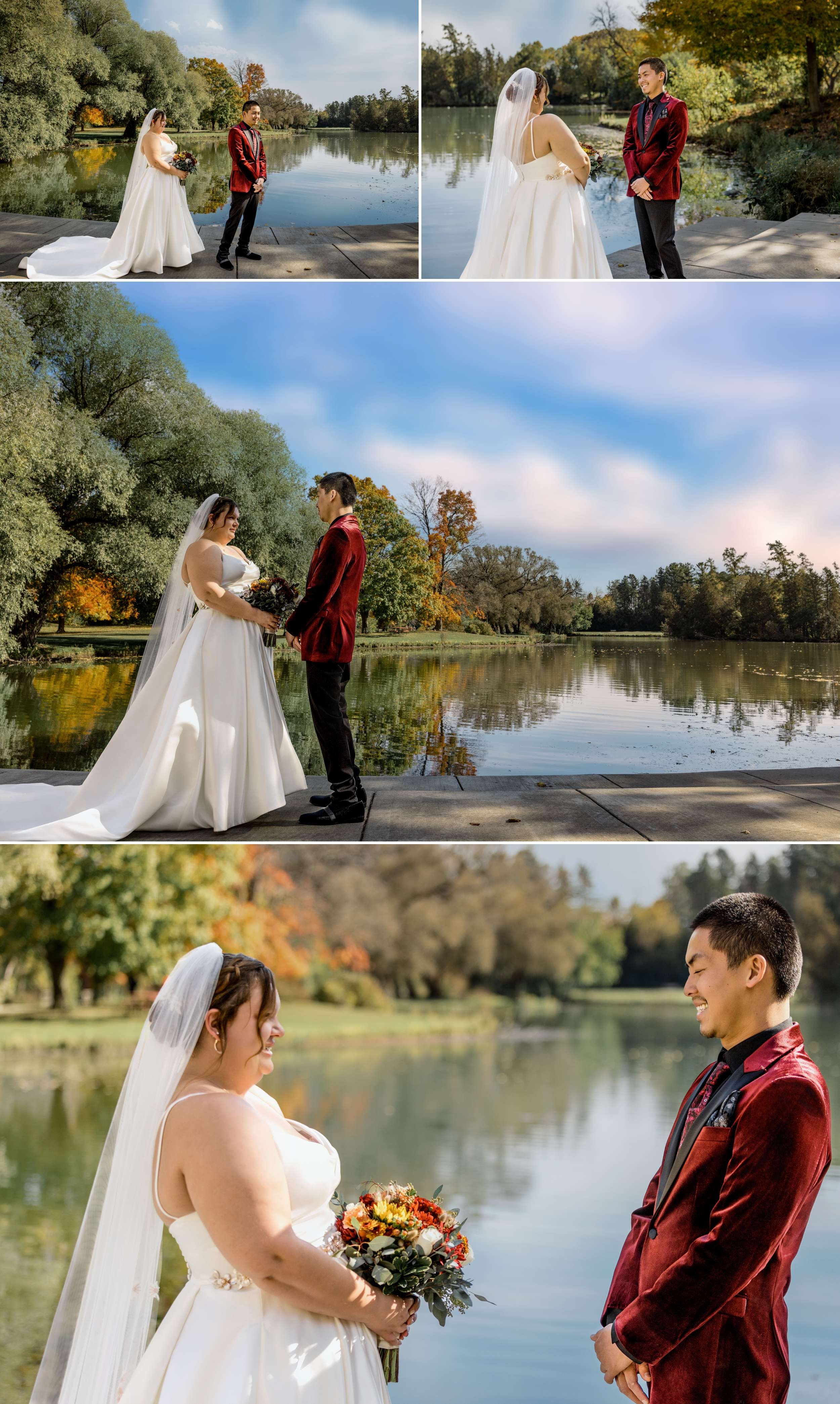 Family-Centered Fall Wedding Day in Milwaukee