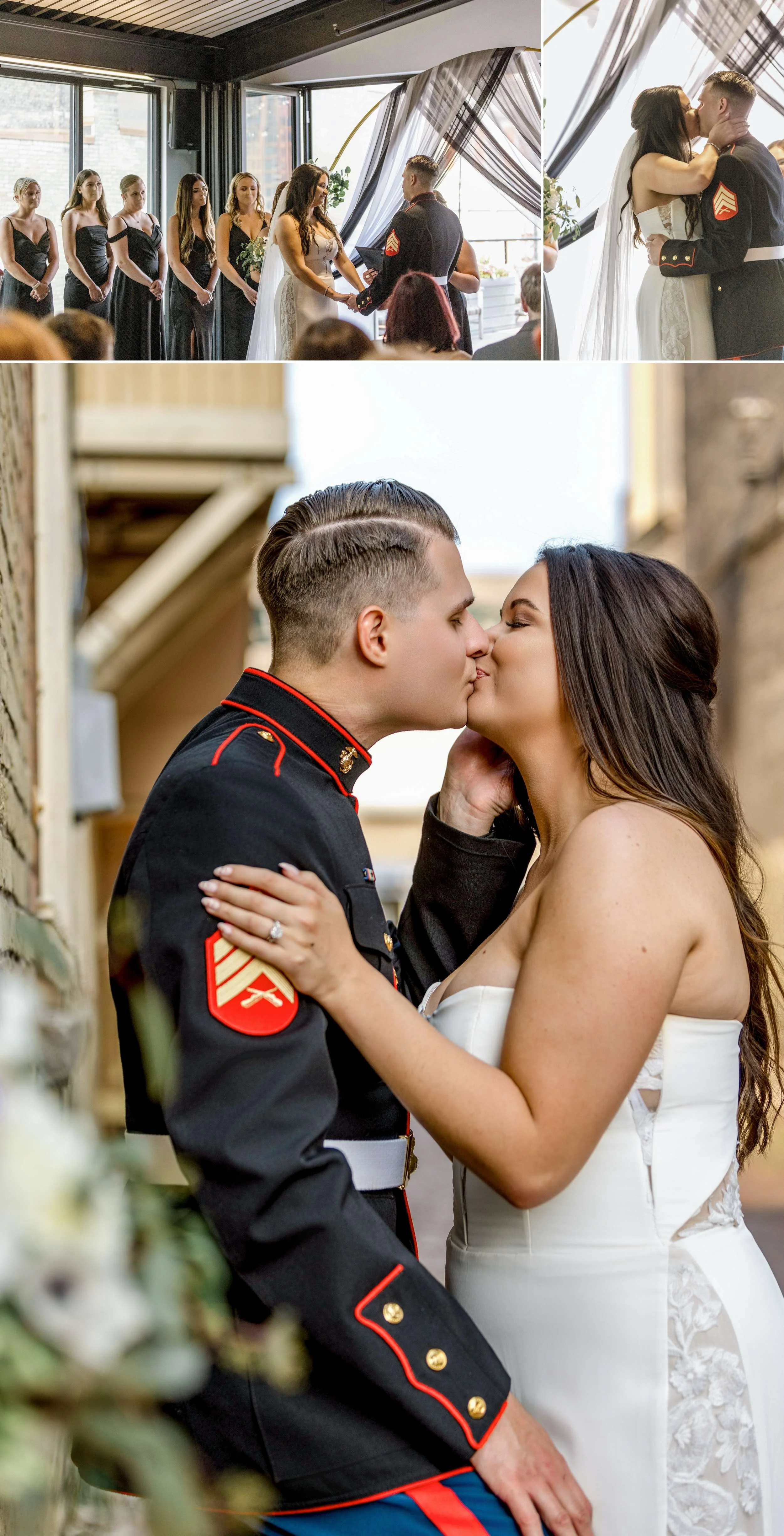 A Modern Milwaukee Wedding at The Vista Venue