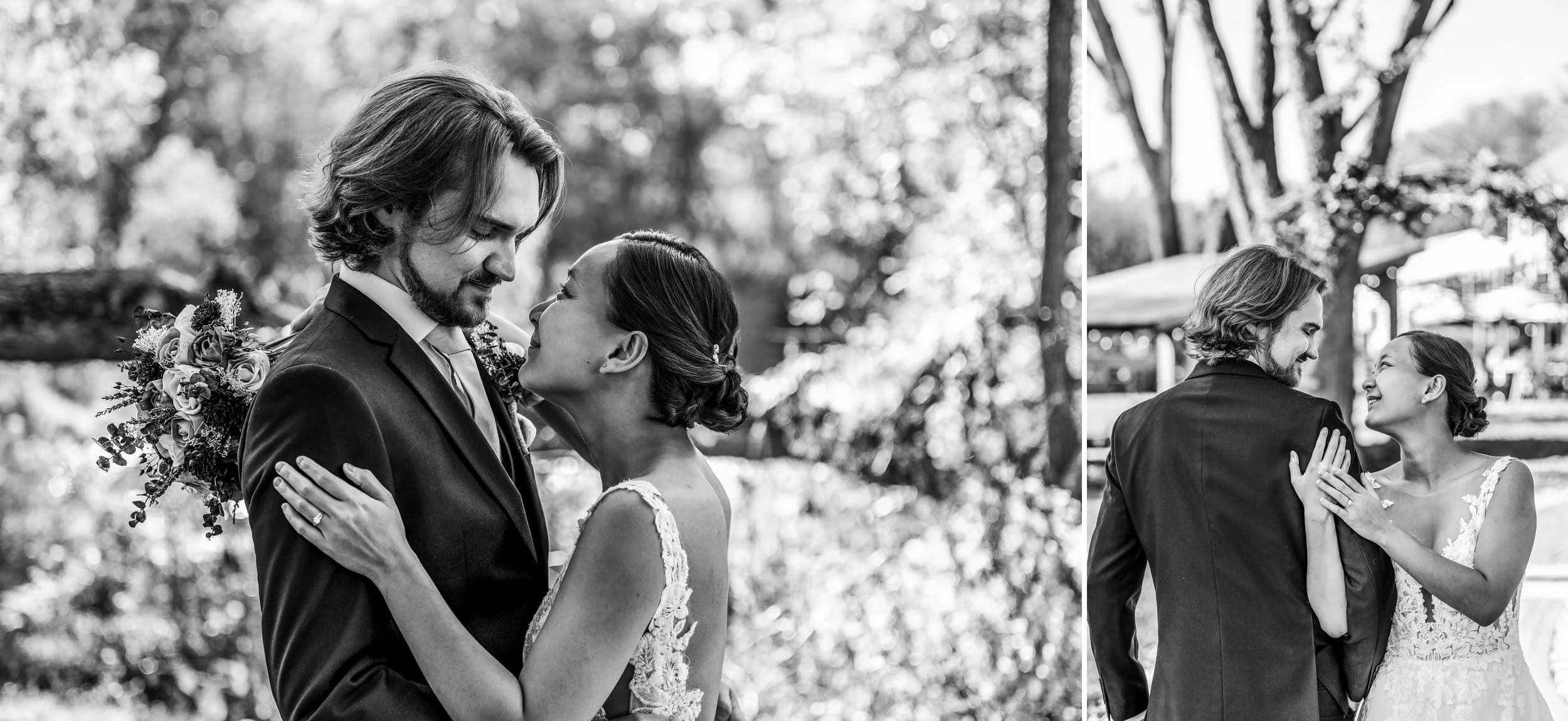  Romantic Close Up Wedding Portrait