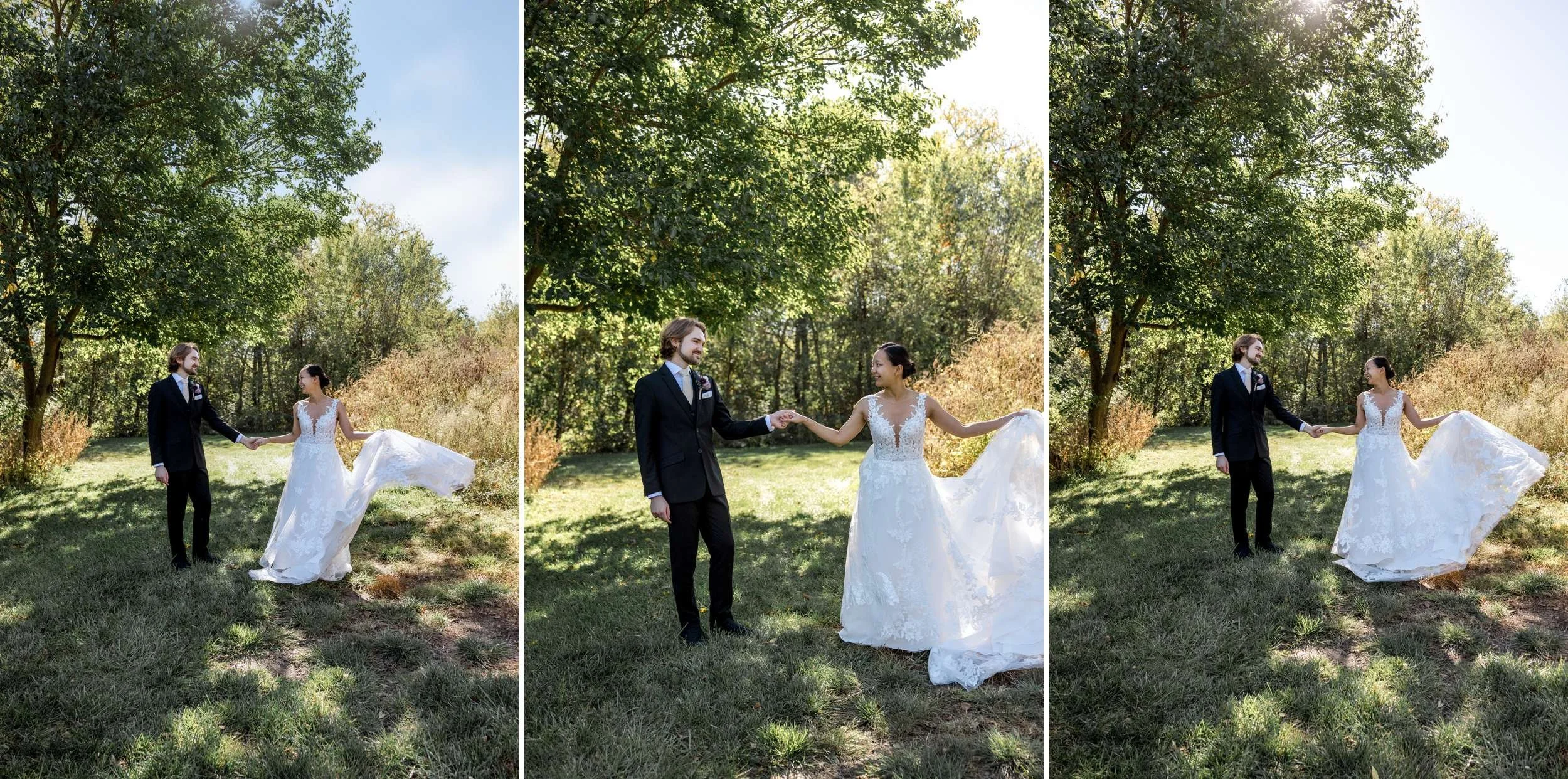 Wedding day candid moments at Hidden Creek Estate