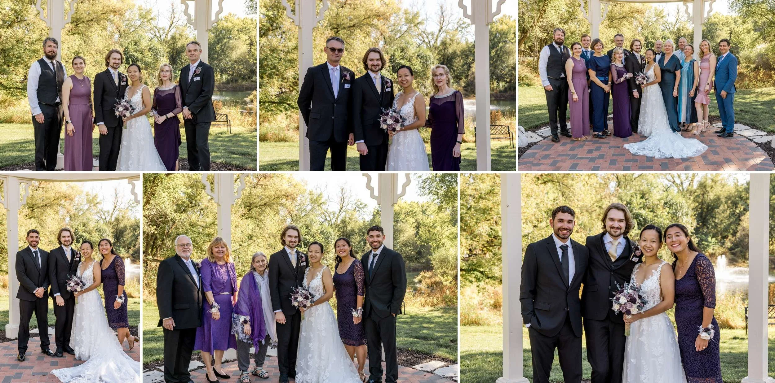 Wedding Party Walking Portrait Hidden Creek Estate