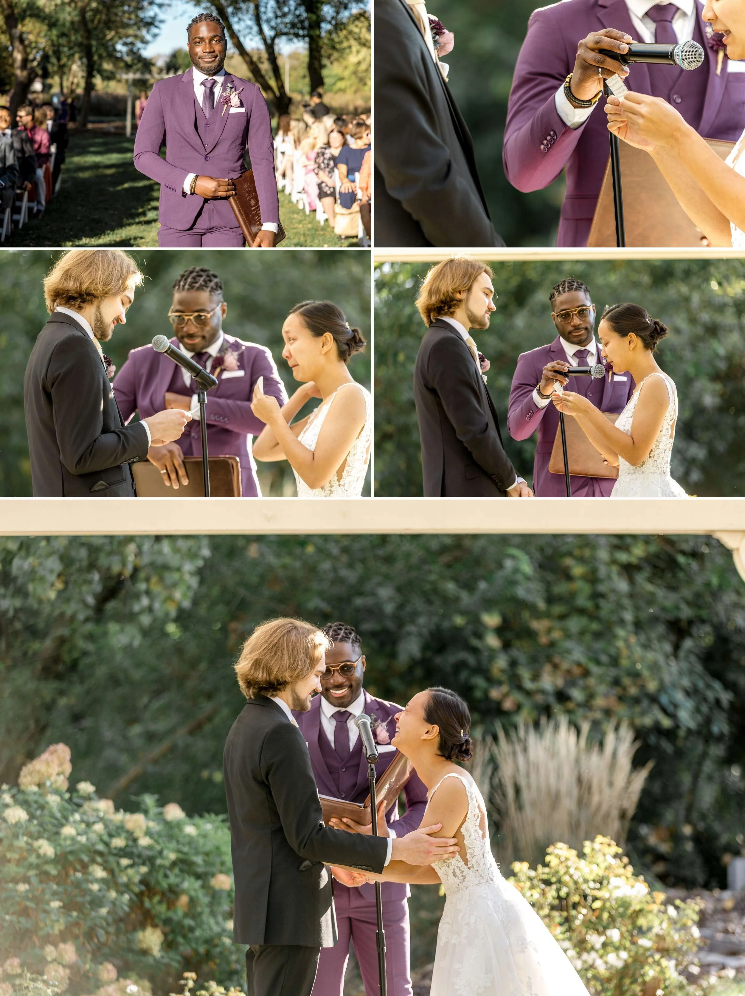 Ceremony Wedding Spot on their wedding day at Hidden Creek Estate Wedding Venue 