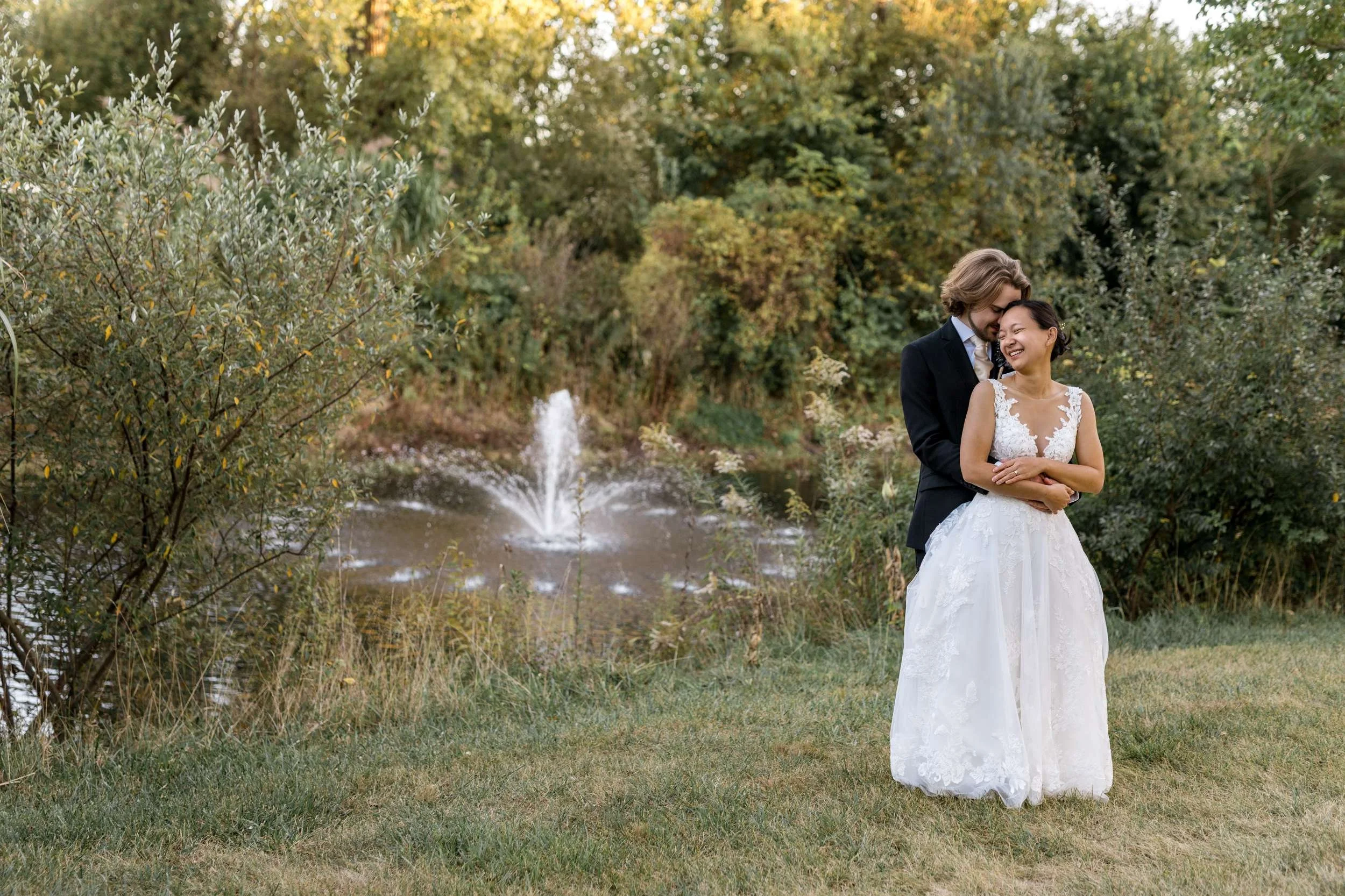 Hidden Creek Estate Wedding | A &amp; T Romantic Fall Wedding in Roscoe Illinois