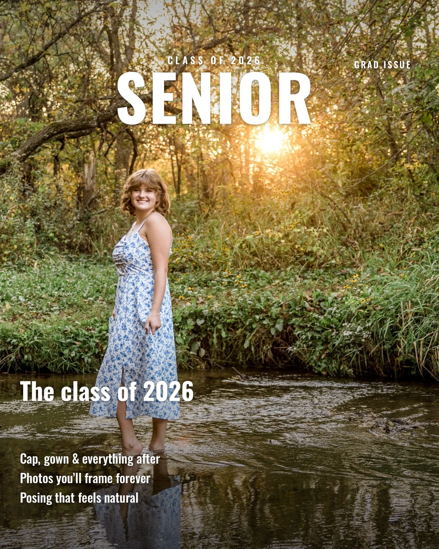 Summer is officially here, and that means senior portrait season is in full swing!

The best part? Summer gives us gorgeous golden sunsets, lush green backgrounds, beautiful flowers, and plenty of flexibility before the busy school year begins. Wheth