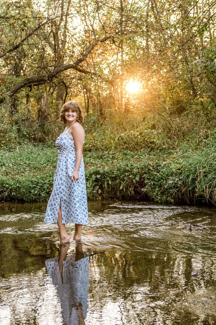 Golden Light Senior Photos in Janesville WI
