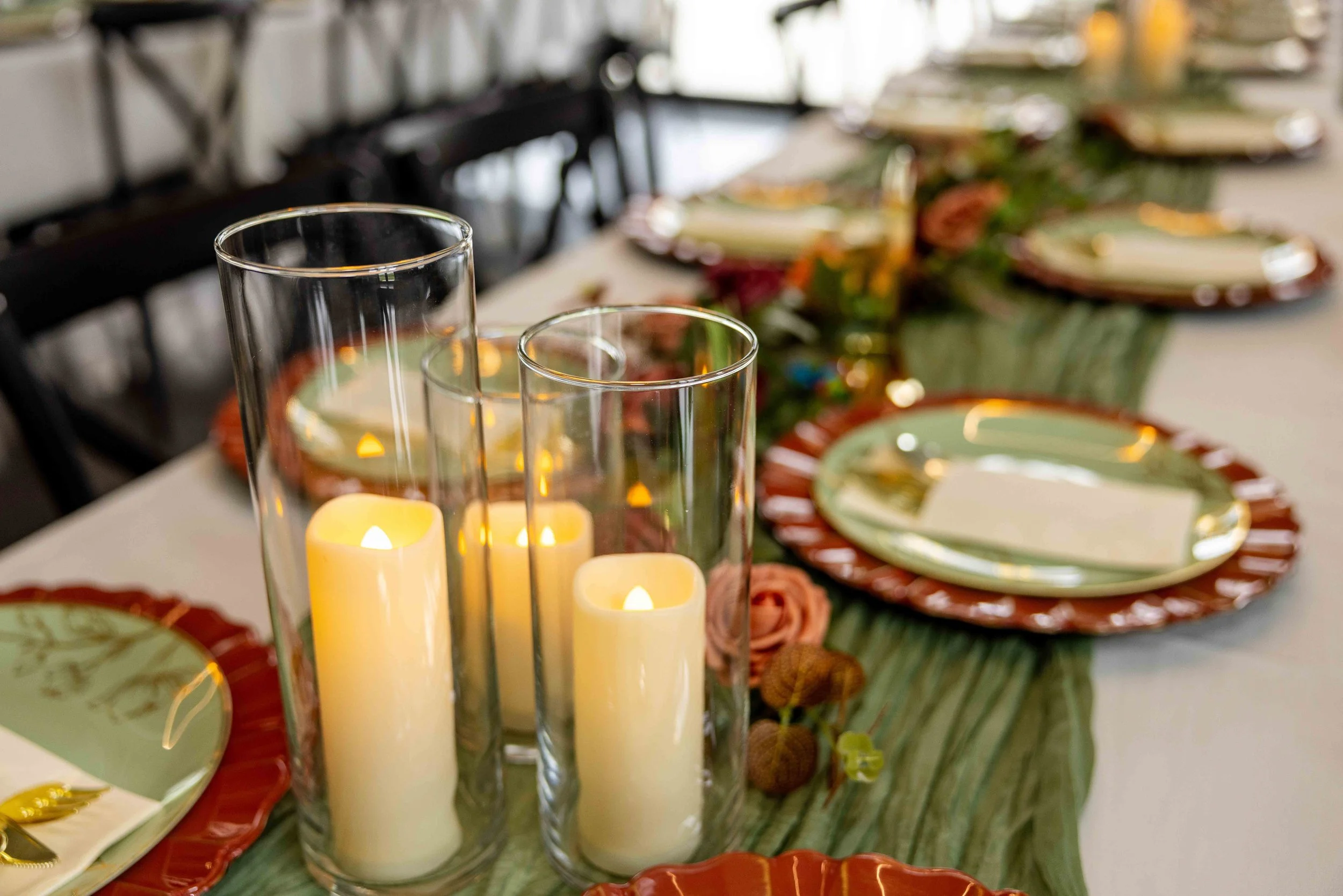 Sage Green and Terracotta Wedding Tablescape Inspiration
