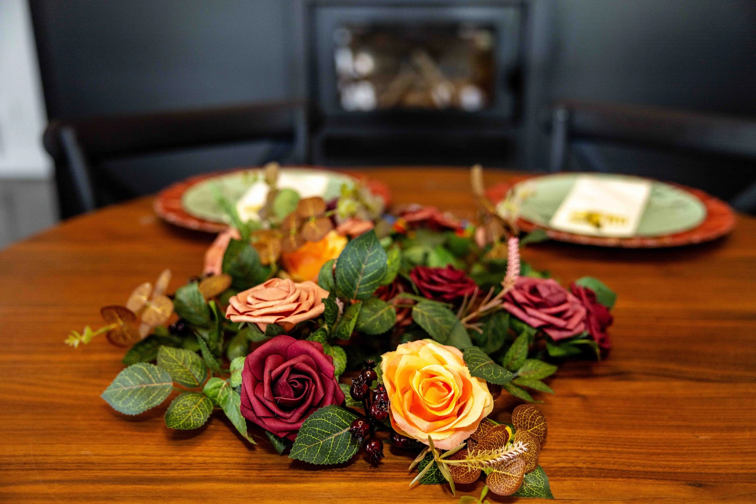 Candlelit Reception Décor at Walnut Ridge Venue