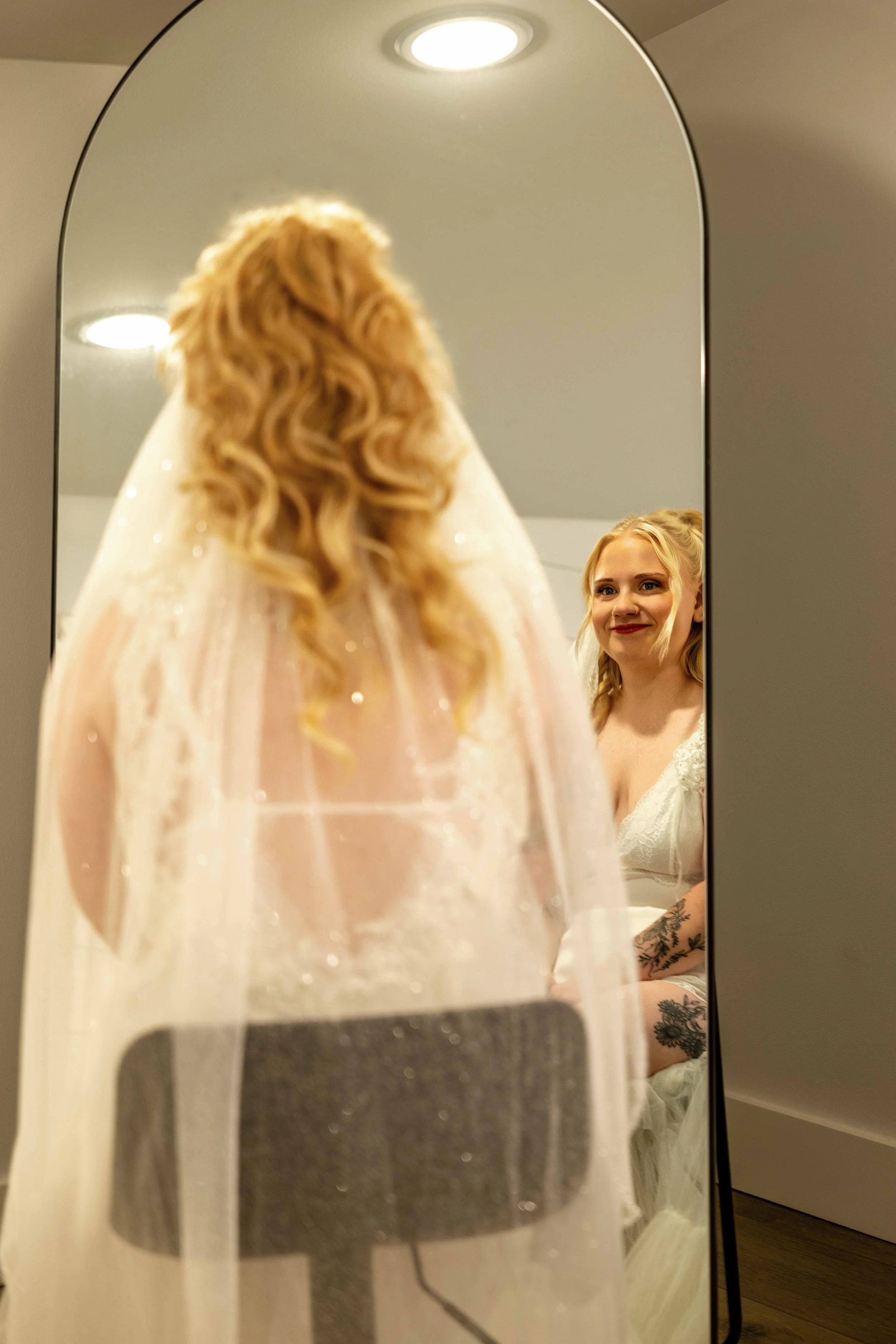 Editorial Bridal Veil Photography in Iowa