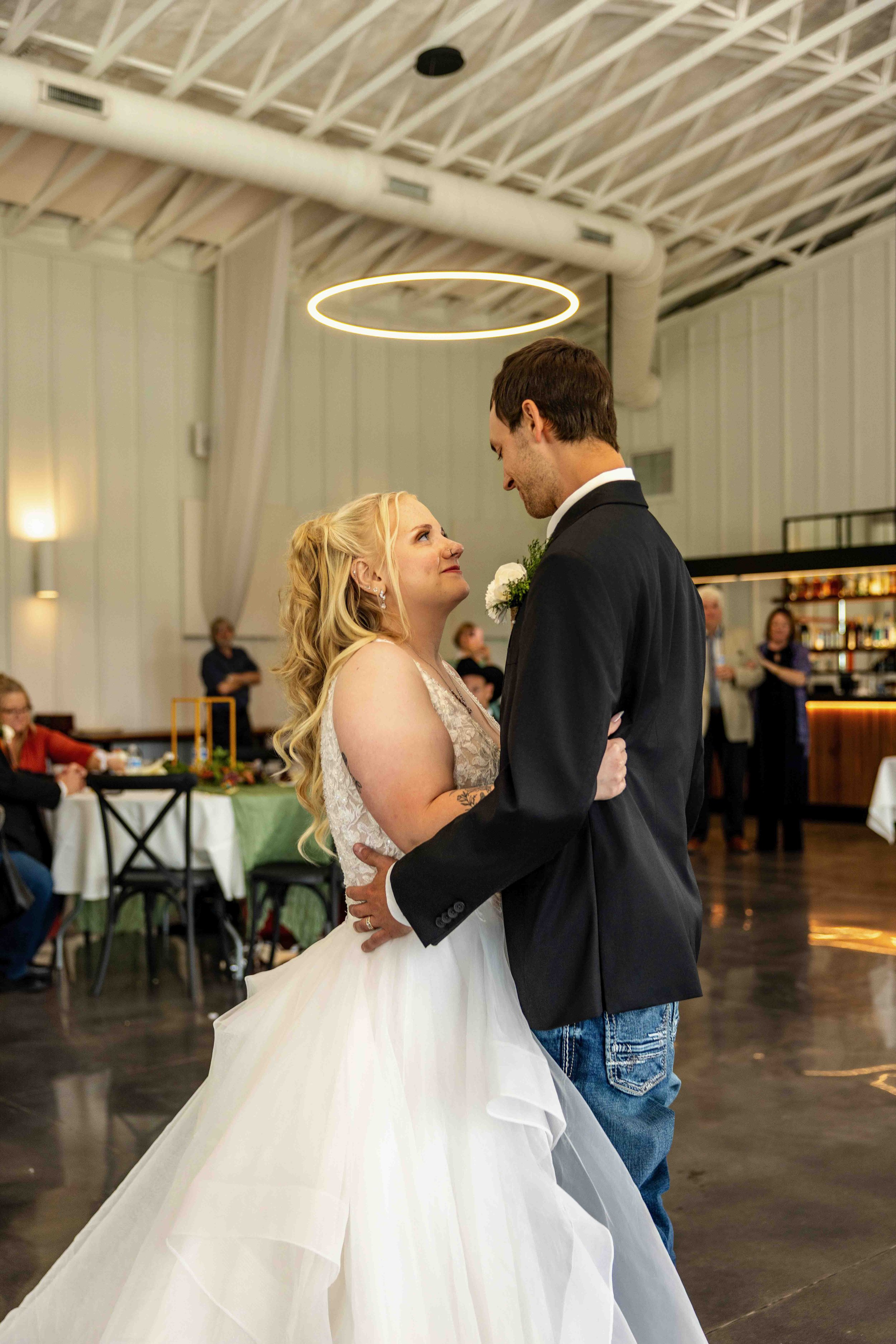 Celebrating the Newlyweds at Walnut Ridge Venue