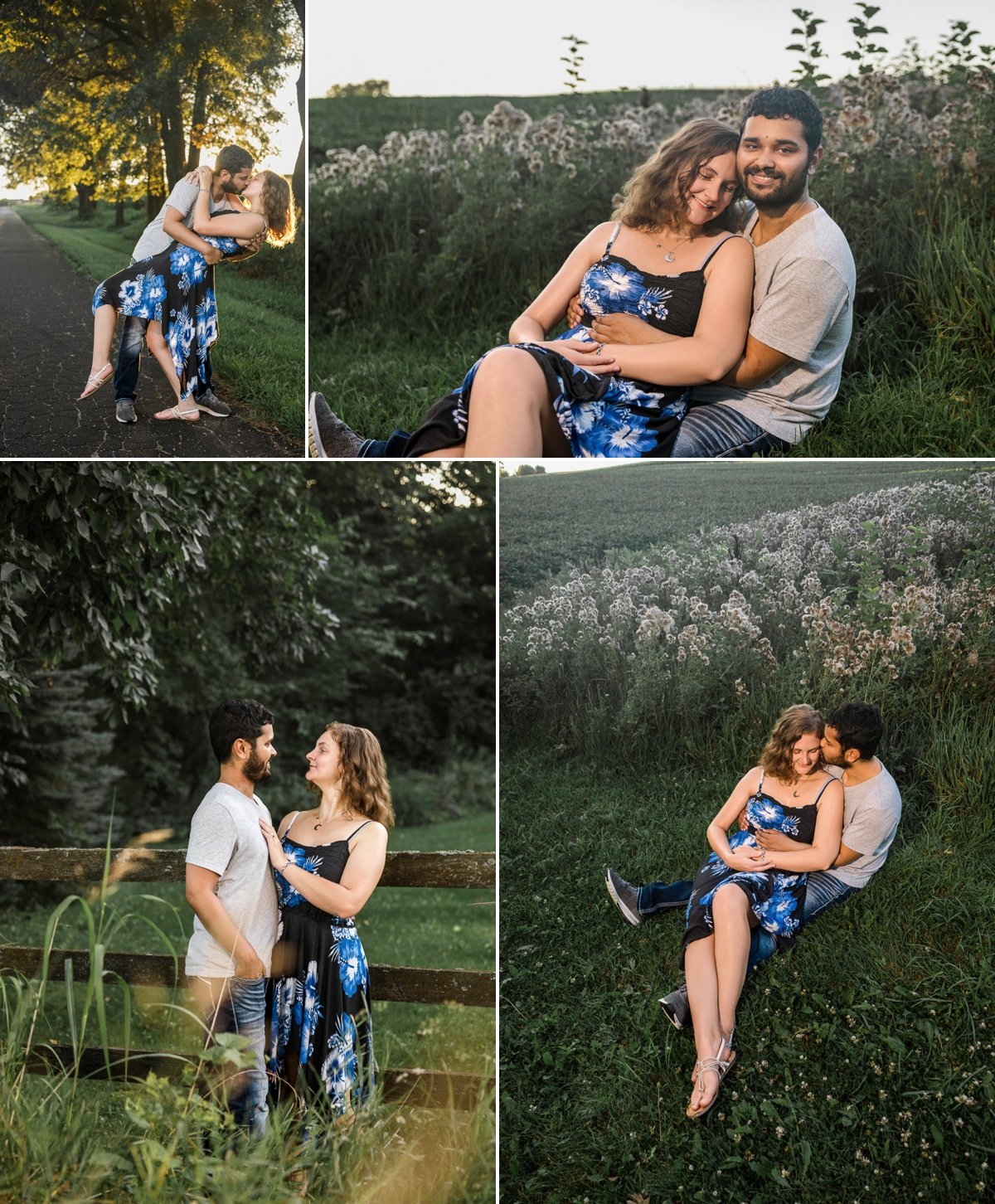 Summer Engagement Photography in Wisconsin