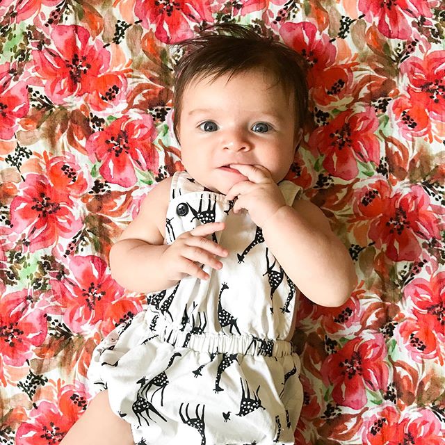 Swaddle blankets are lightweight and perfect for stretching out on to keep cool in summer heat.