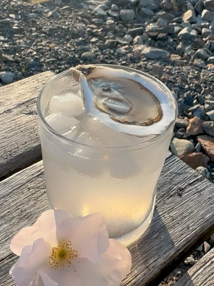 These hot days call for a refreshing drink and some cold oysters! While a little late in the season for them, we made this beach rose simple syrup before the closure and wanted to test it out in a pairing. It did not disappoint!

Cranberry Beach Rose