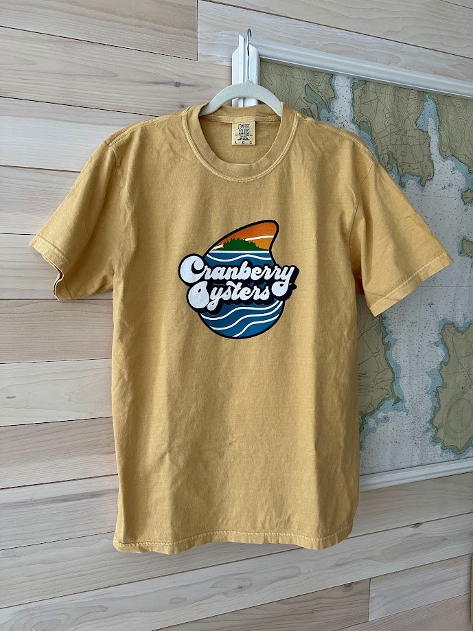 Mustard T-Shirt with Color Logo
