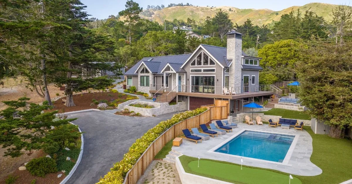 The Perfect Oasis: Adding a Guest House and Upgrading a Pool for a Carmel Highlands Home
