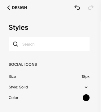 Next you'll want to take one of your HEX codes and put it into your website Site Styles to customize your template