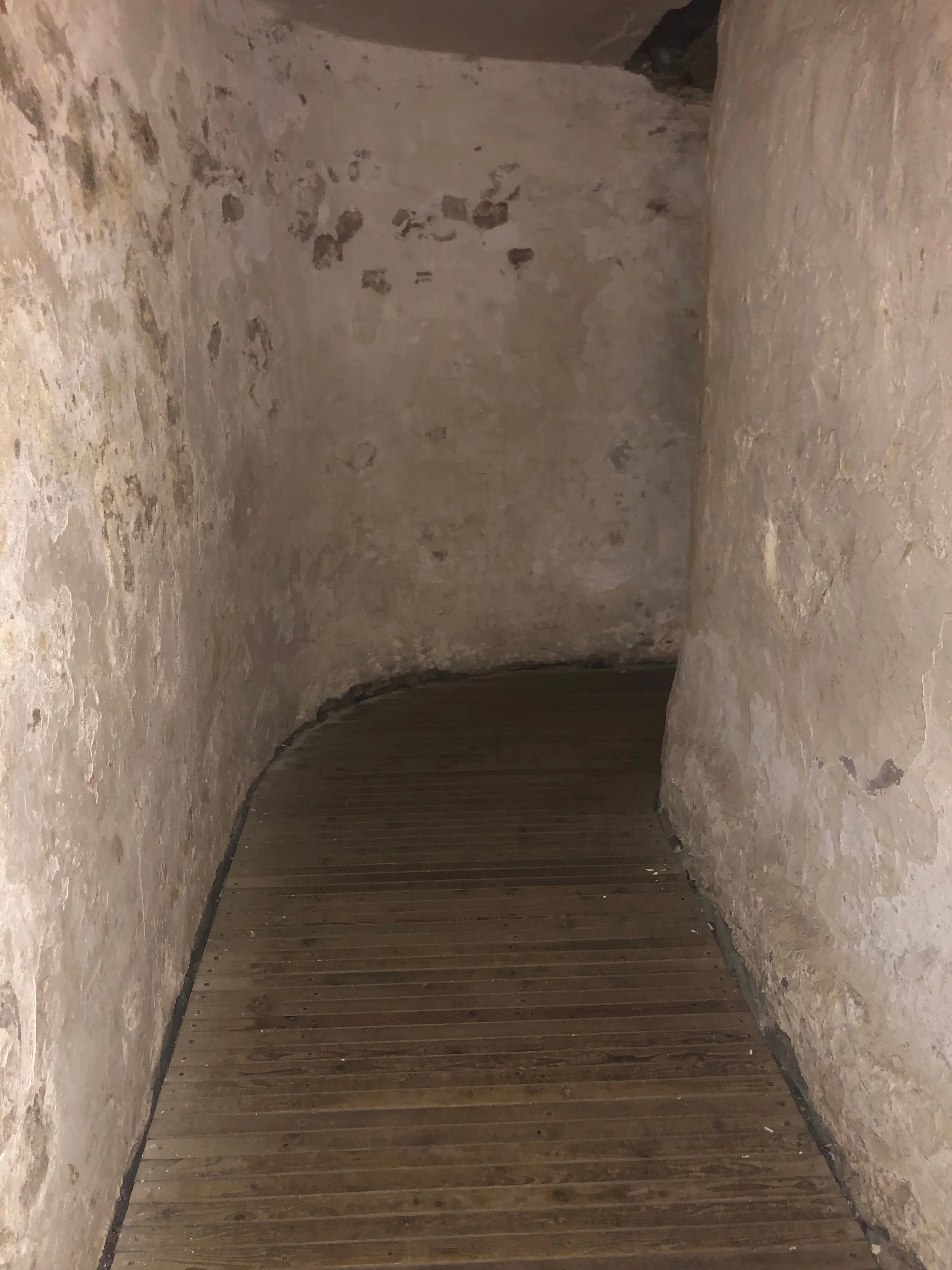Passage way to cold storage.