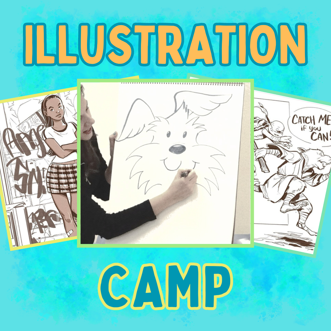 Illustration Camp - Mon-Fri July 20-24, 2024, 10:00am-12:00pm