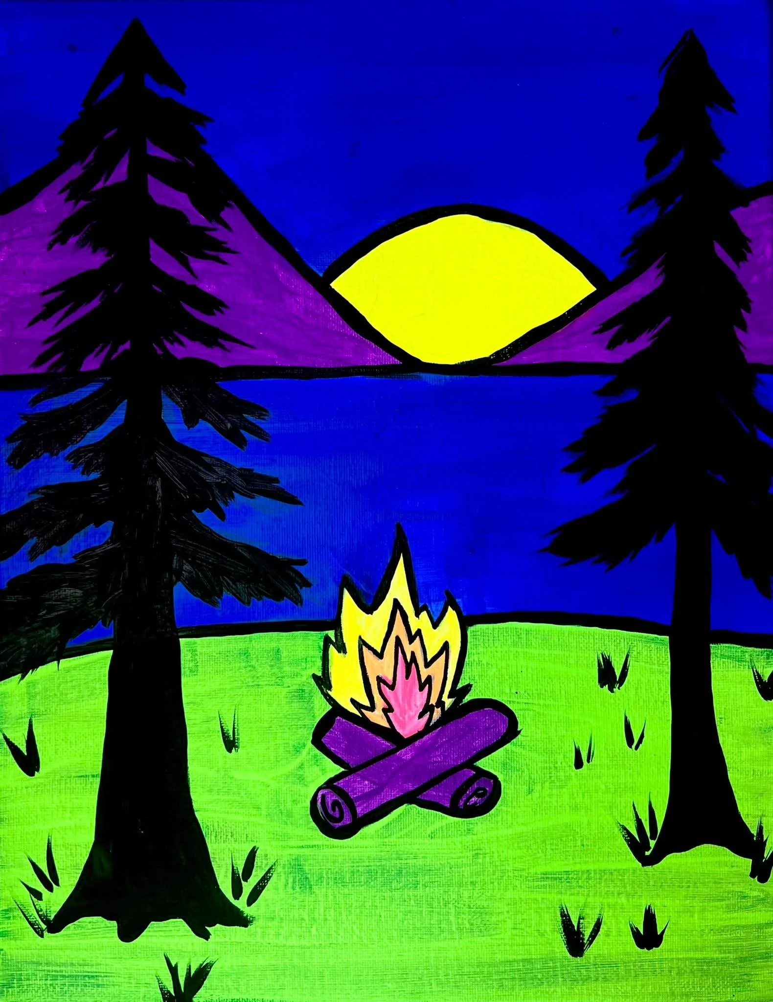 BLACK LIGHT CAMPFIRE