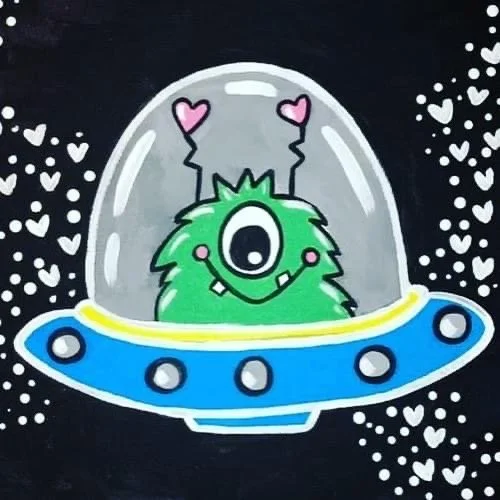 Alien Ship; Glow Party Option