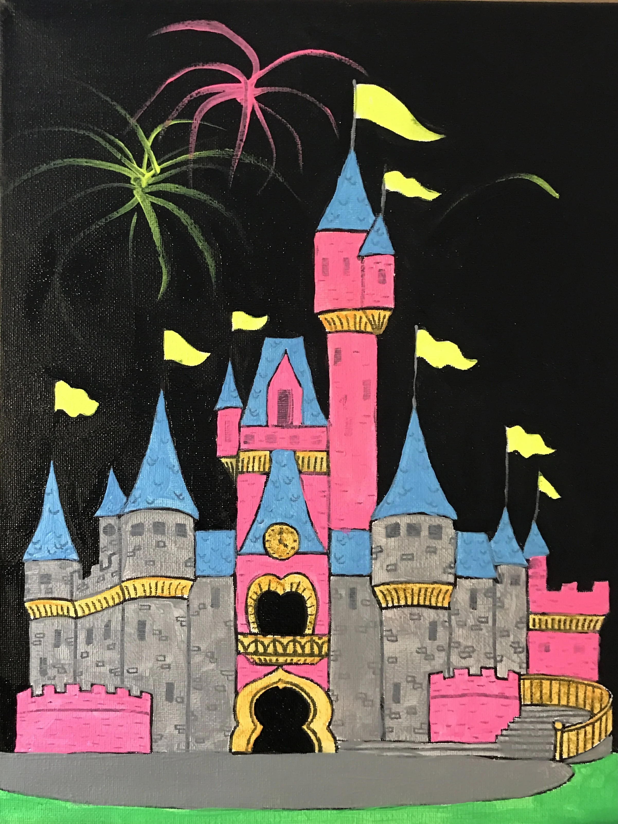 Princess Castle; Glow Party Option