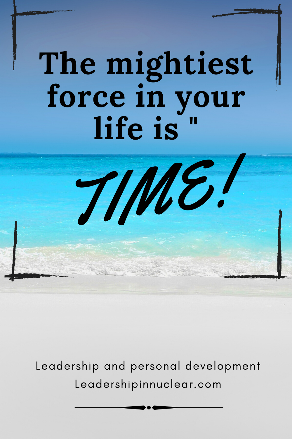 The day you plant the seed is not the day you eat the fruit