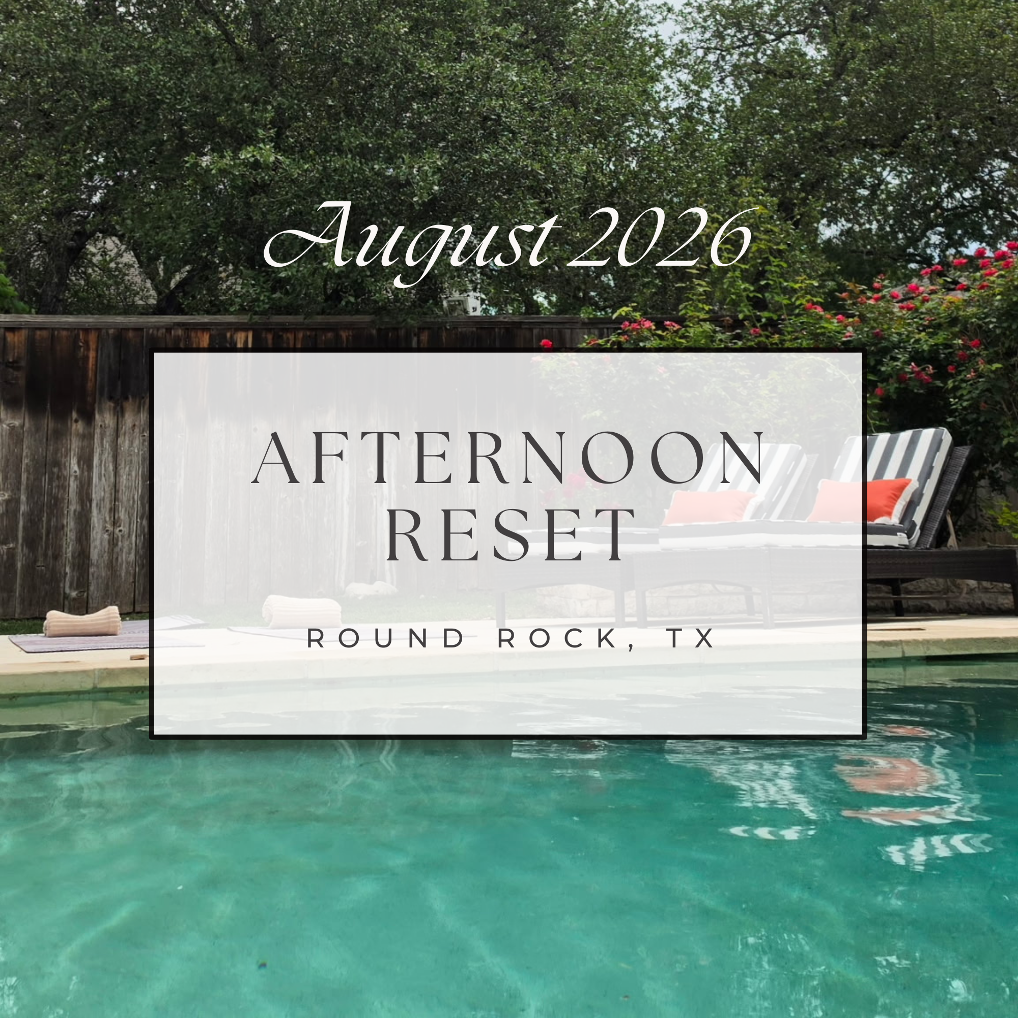 August Afternoon Reset