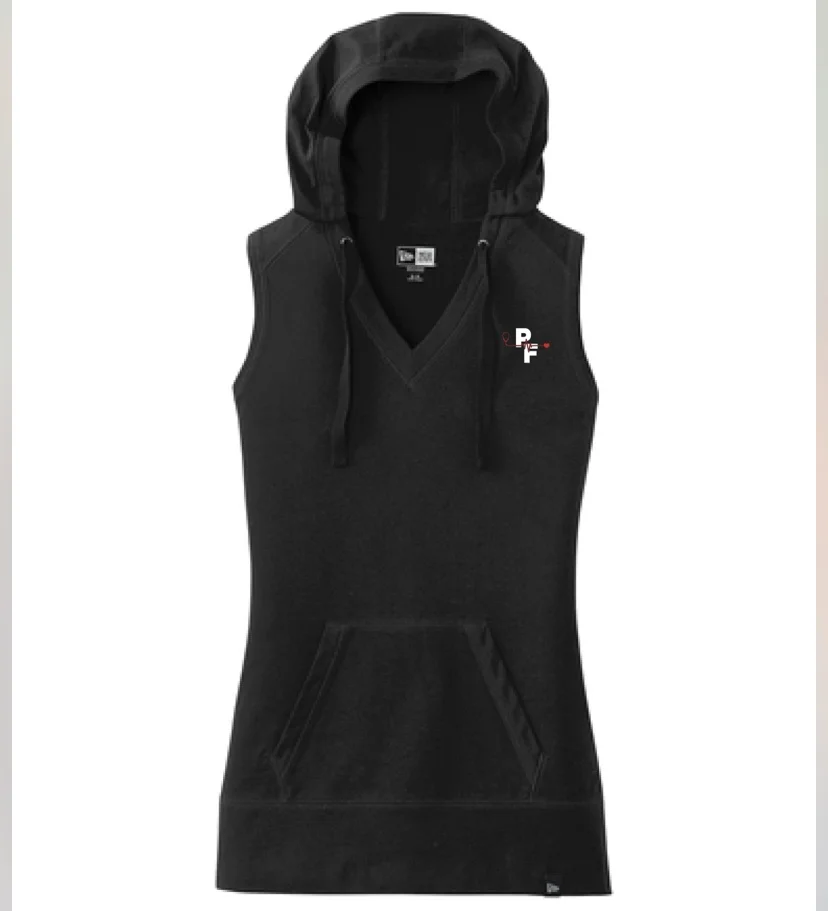 Pulse Women's Sleeveless V Neck hoodie