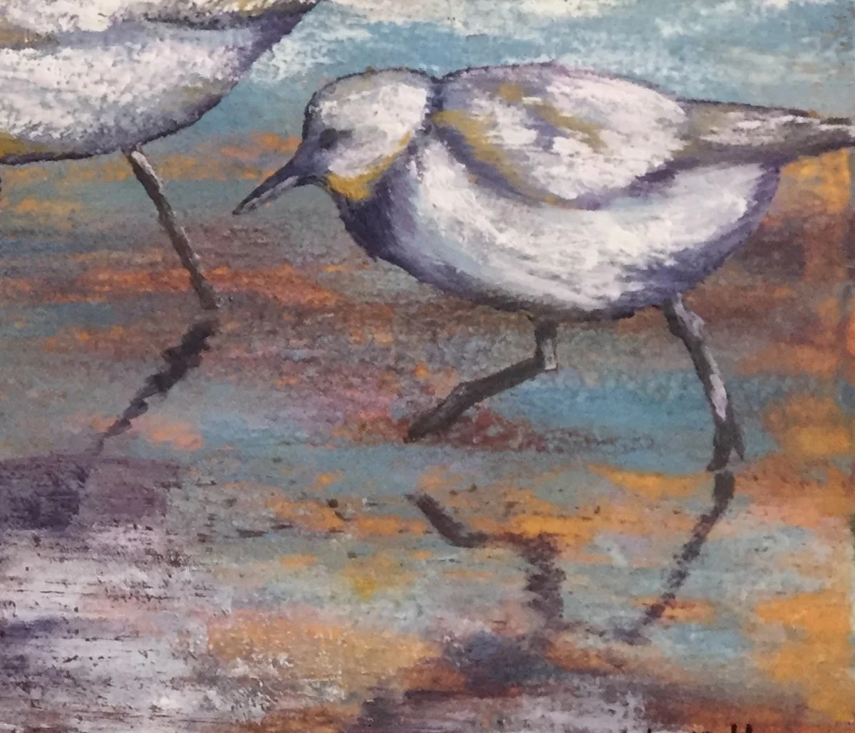 Detail of Running in the Surf.