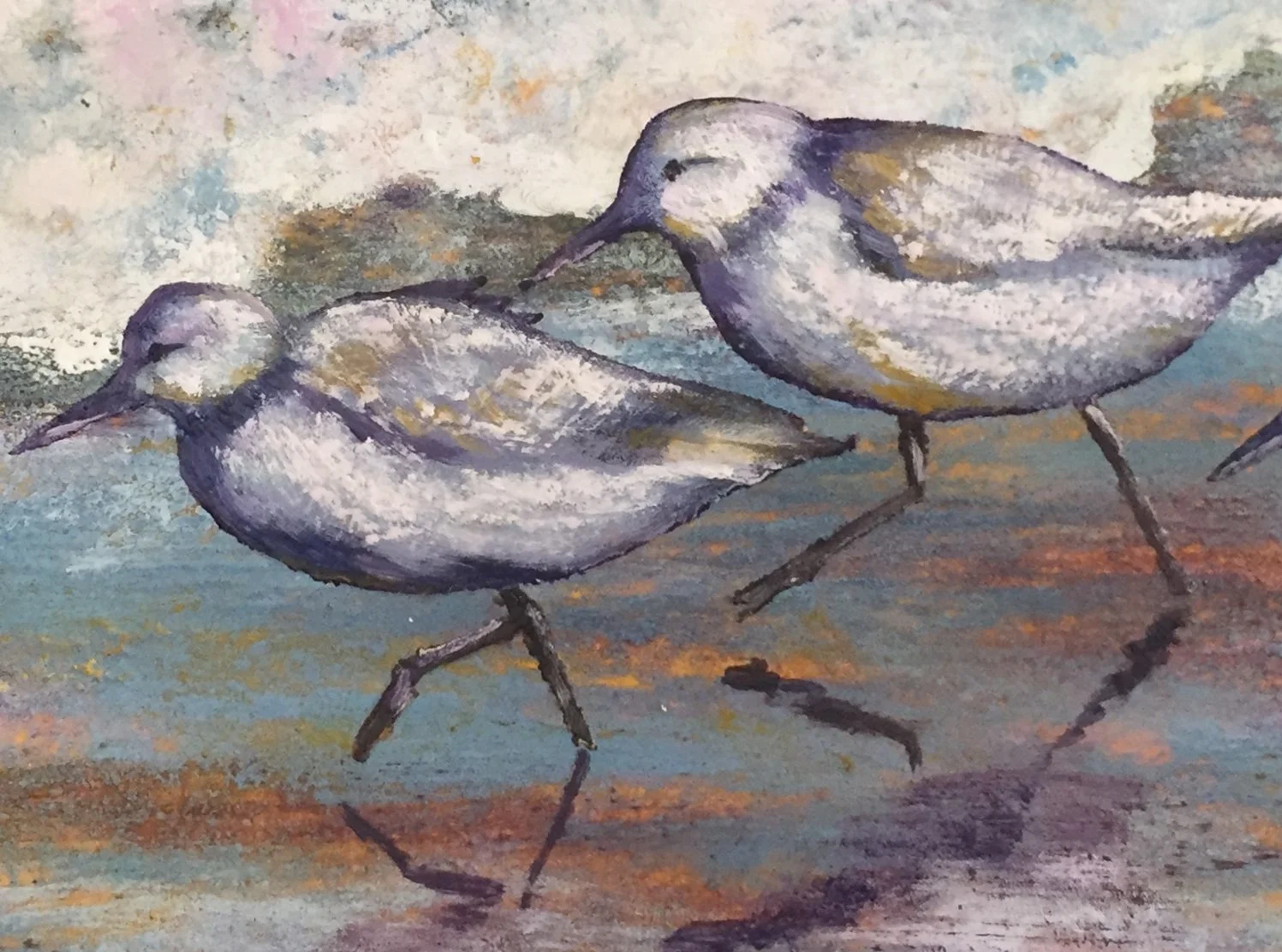 Detail of Running in the Surf.