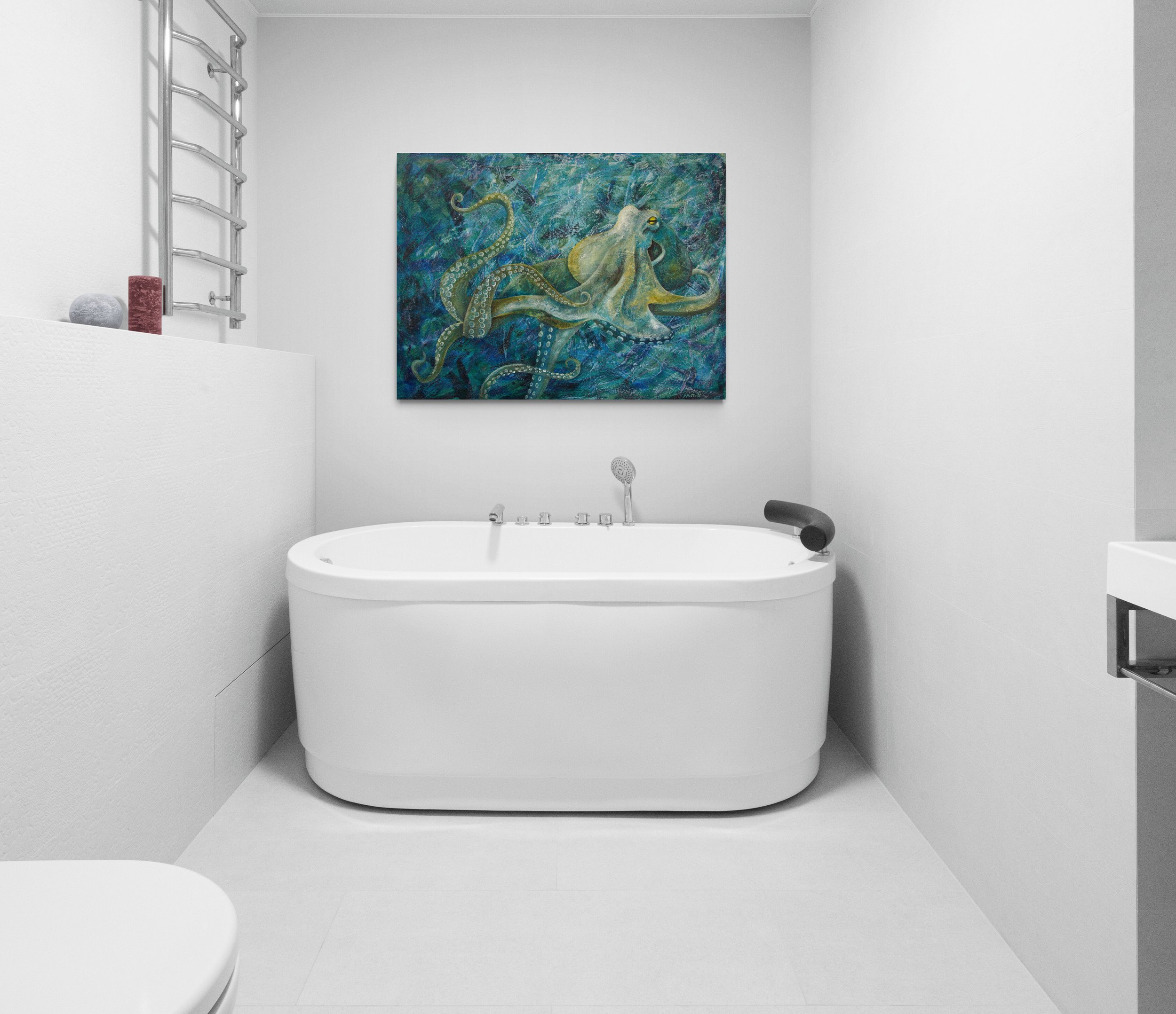 E1847 Emotions of an Octopus - contemporary-bathroom.jpg