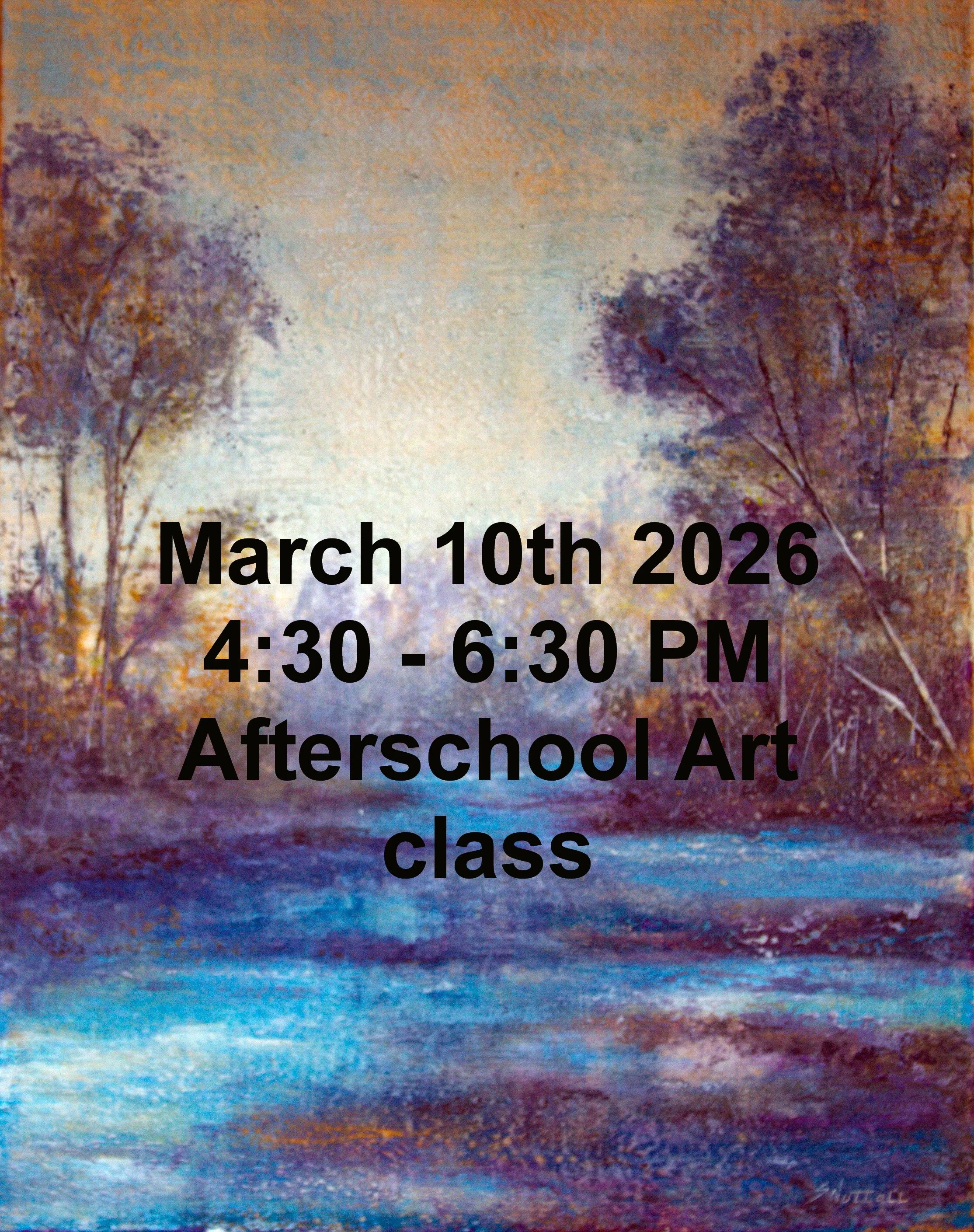 After School Class - 2 hour class $45.00