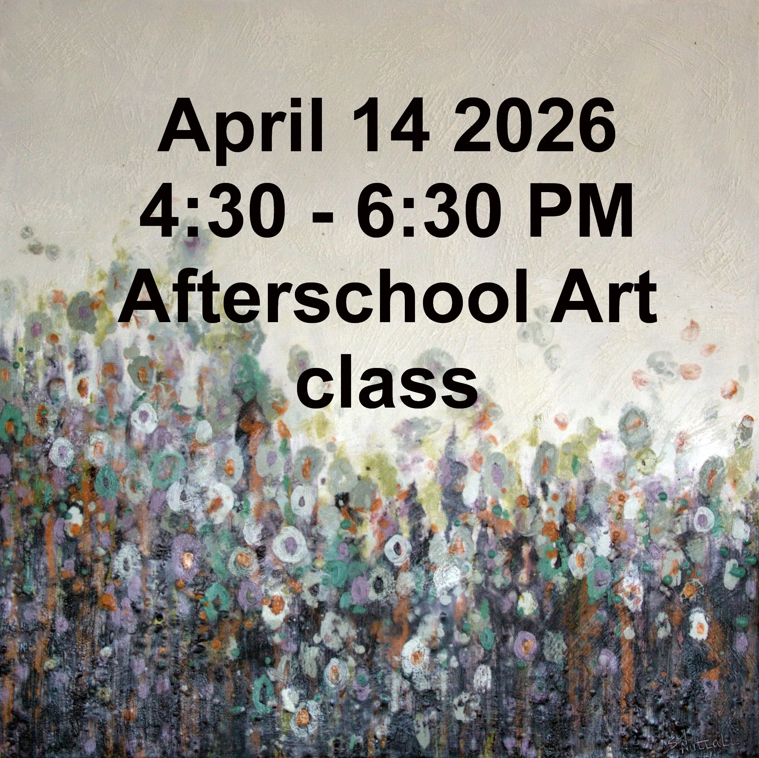 After School Class - 2 hour class $45.00