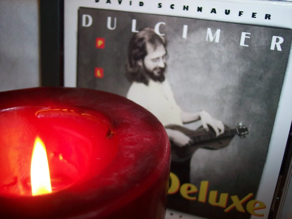 Cover of David’s cassette tape release, “Dulcimer Deluxe”.