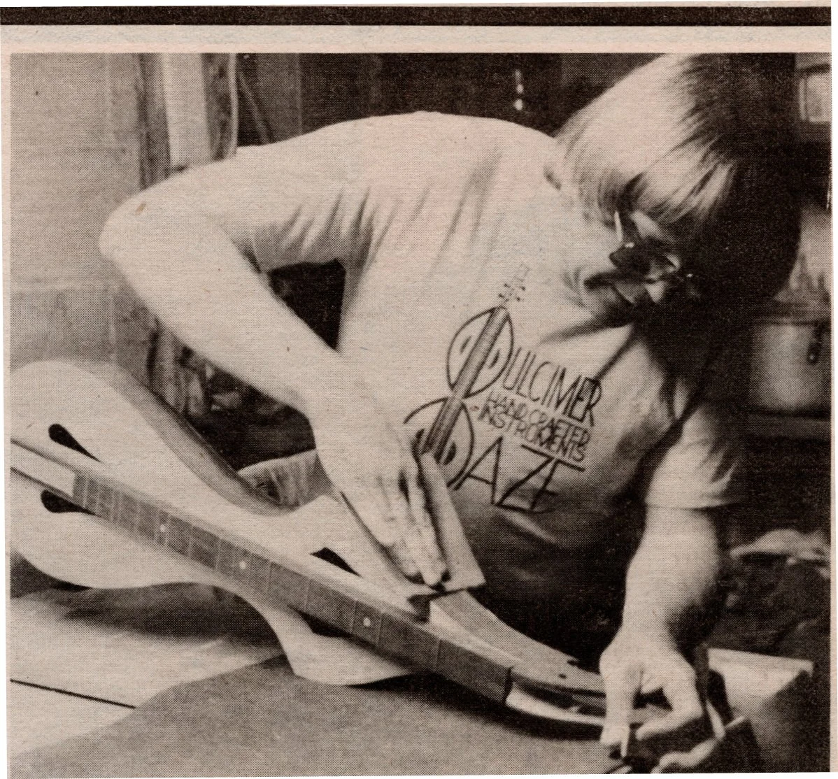 Gil Anderson at work ca. 1985