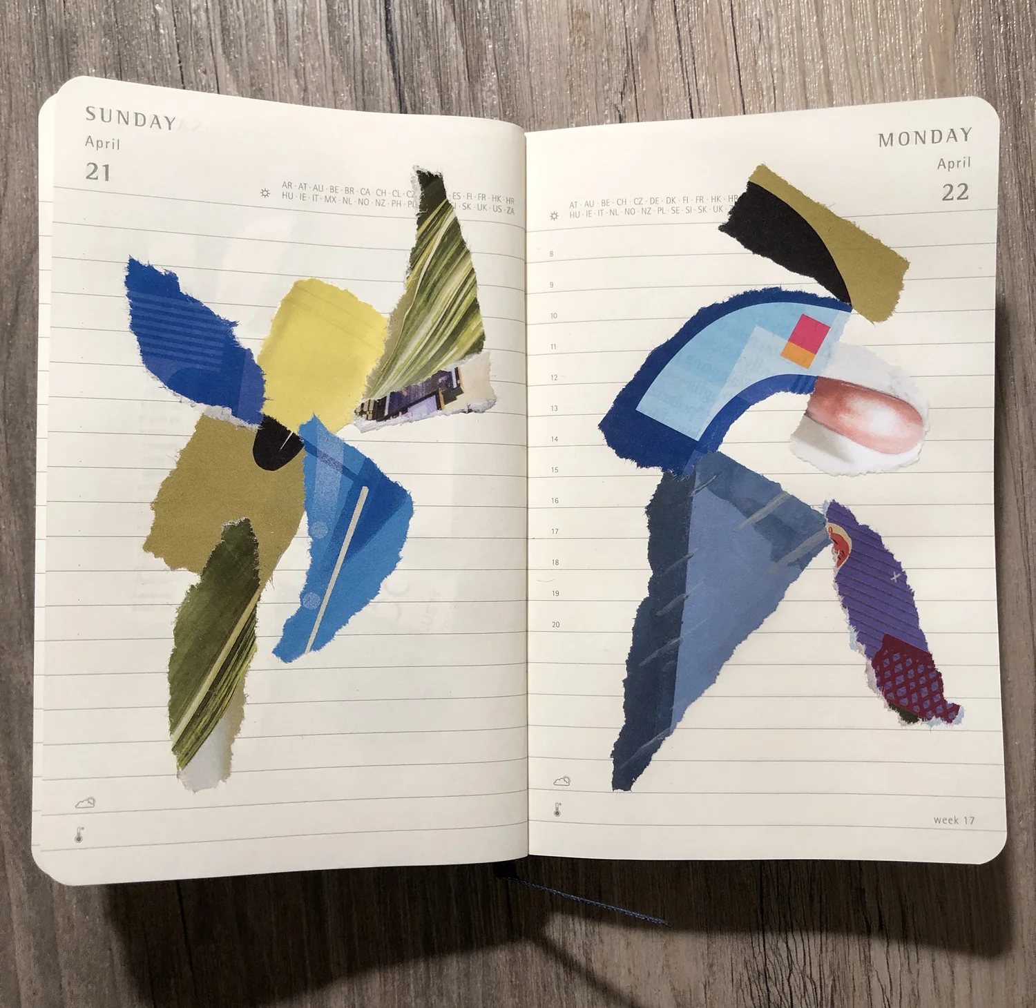 About the Collage Diary — Janice McDonald Art/Collage