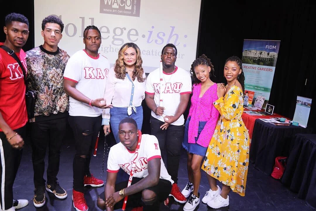 TINA KNOWLES-LAWSON HOST COLLEGE-ISH