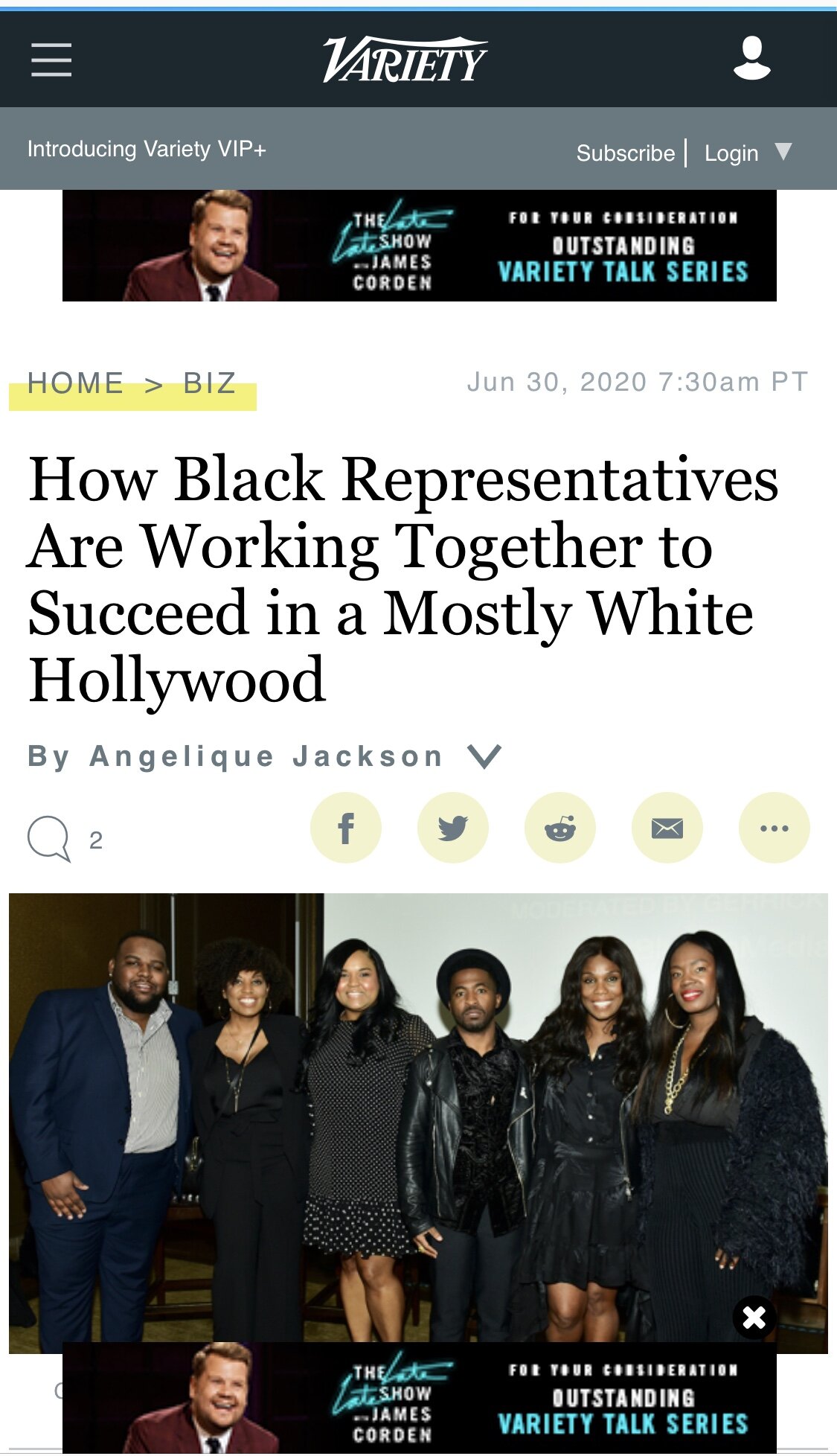 BLACK PUBLICISTS CHANGING THE GAME - TRELL THOMAS X VARIETY MAGAZINE