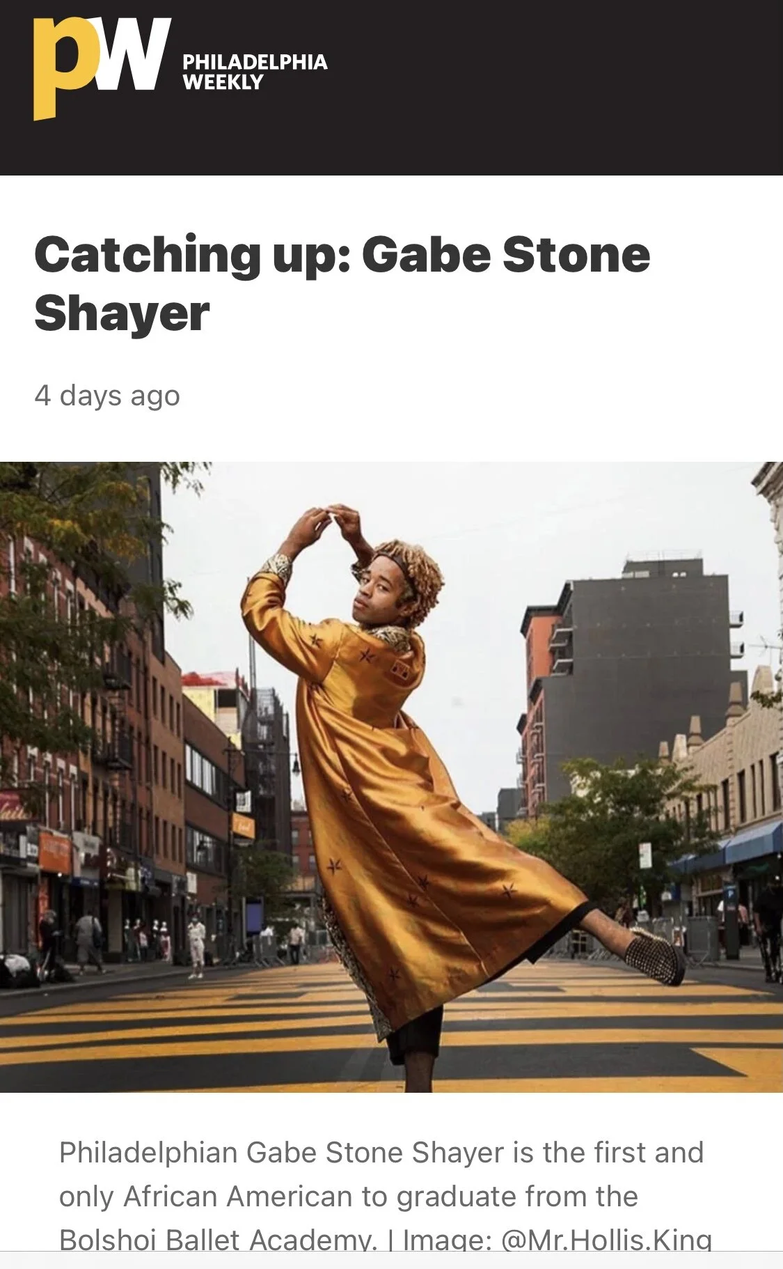 GABE STONE SHAYER X PHILLY WEEKLY