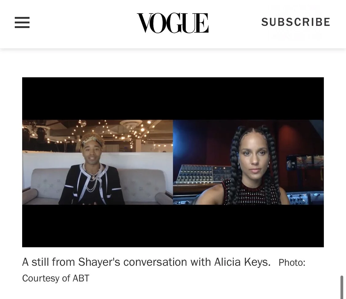 GABE STONE SHAYER PRESENTS PAS DE DEUX X CHANEL X ALICIA KEYS